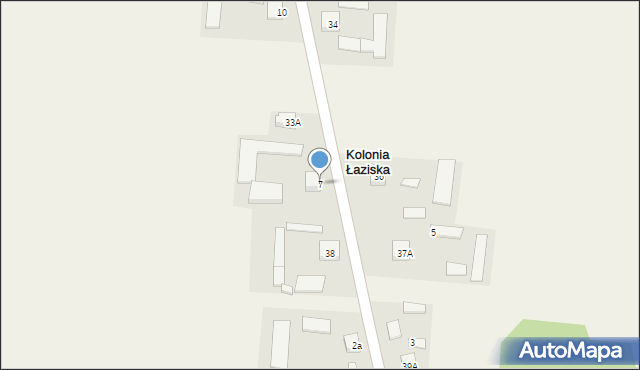 Kolonia Łaziska, Kolonia Łaziska, 7, mapa Kolonia Łaziska