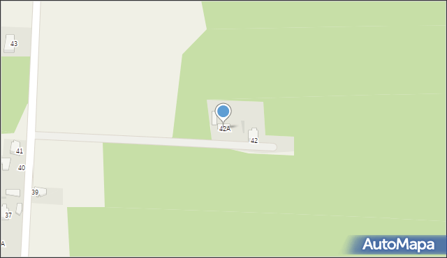 Kolonia Piaski, Kolonia Piaski, 42A, mapa Kolonia Piaski