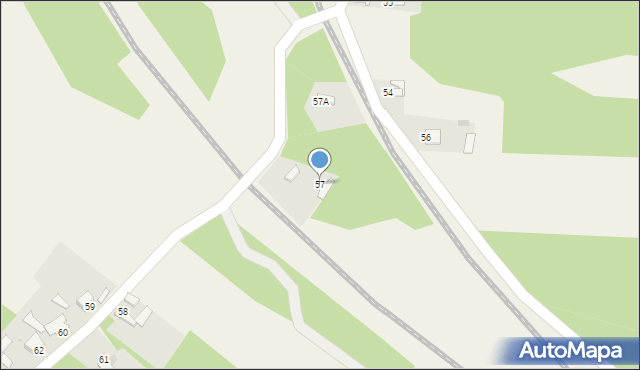 Kolonia Piaski, Kolonia Piaski, 57, mapa Kolonia Piaski