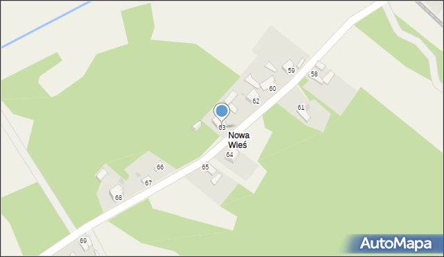 Kolonia Piaski, Kolonia Piaski, 63, mapa Kolonia Piaski