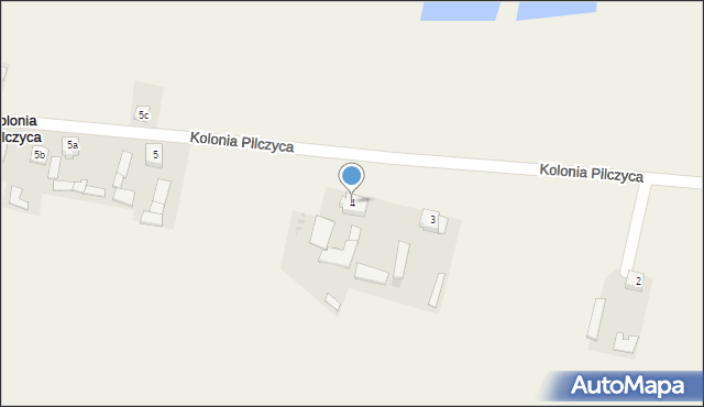 Kolonia Pilczyca, Kolonia Pilczyca, 4, mapa Kolonia Pilczyca