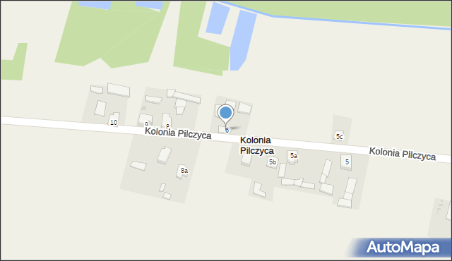 Kolonia Pilczyca, Kolonia Pilczyca, 6, mapa Kolonia Pilczyca