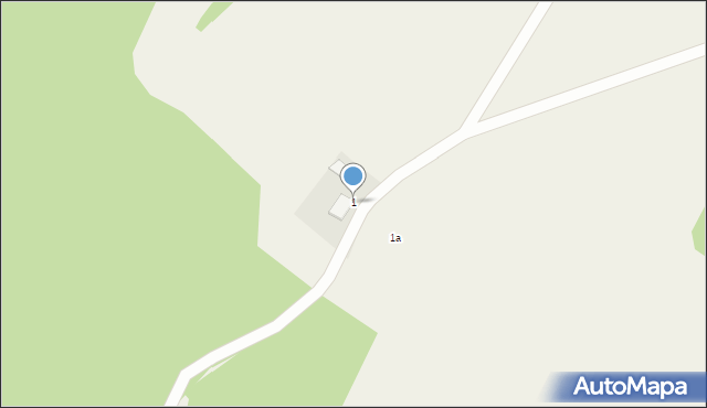Kolonia Pozezdrze, Kolonia Pozezdrze, 1, mapa Kolonia Pozezdrze