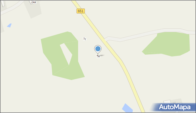 Kolonia Sejny, Kolonia Sejny, 7A, mapa Kolonia Sejny