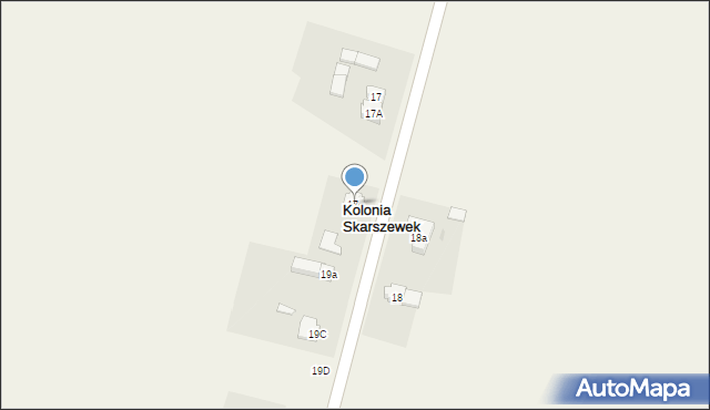 Kolonia Skarszewek, Kolonia Skarszewek, 17c, mapa Kolonia Skarszewek