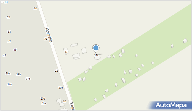 Kolonia Skarszewek, Kolonia Skarszewek, 37k, mapa Kolonia Skarszewek