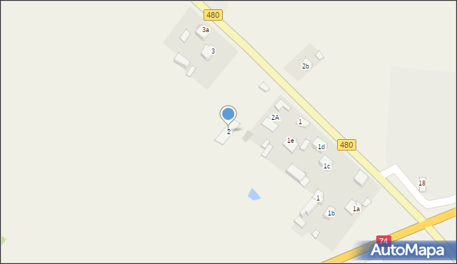 Kolonia Szczercowska, Kolonia Szczercowska, 2, mapa Kolonia Szczercowska