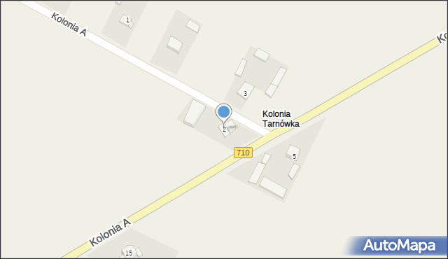 Kolonia Tarnówka, Kolonia Tarnówka, 2, mapa Kolonia Tarnówka