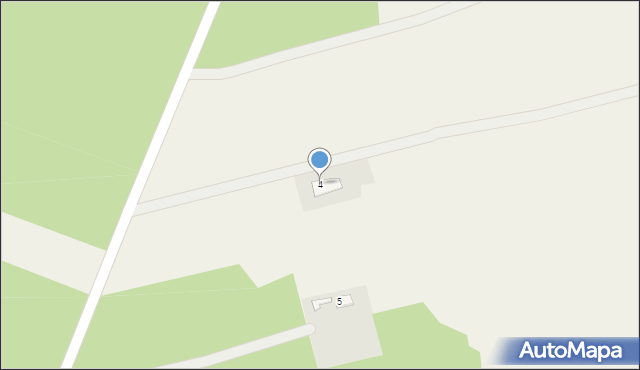 Kolonia Zagajów, Kolonia Zagajów, 4, mapa Kolonia Zagajów