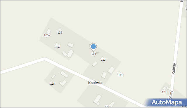 Kolosy, Kolosy, 123, mapa Kolosy