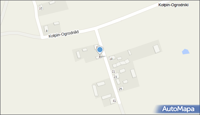 Kołpin-Ogrodniki, Kołpin-Ogrodniki, 33, mapa Kołpin-Ogrodniki