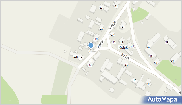 Kolsk, Kolsk, 16, mapa Kolsk
