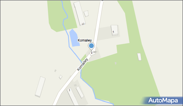 Komalwy, Komalwy, 4, mapa Komalwy