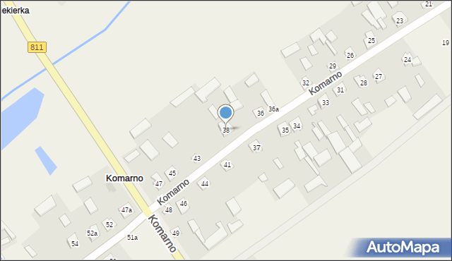 Komarno, Komarno, 38, mapa Komarno