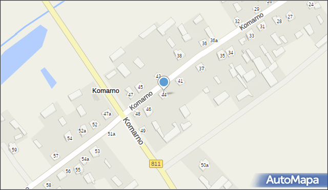 Komarno, Komarno, 44, mapa Komarno