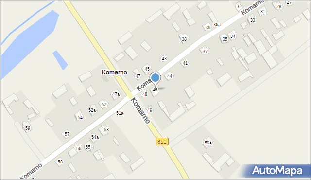 Komarno, Komarno, 46, mapa Komarno