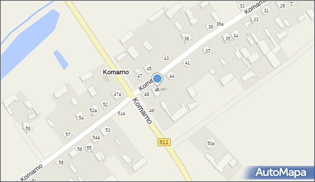 Komarno, Komarno, 46A, mapa Komarno