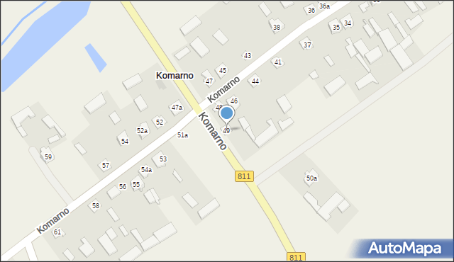 Komarno, Komarno, 49, mapa Komarno