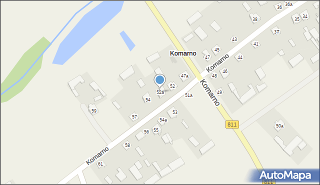 Komarno, Komarno, 52a, mapa Komarno