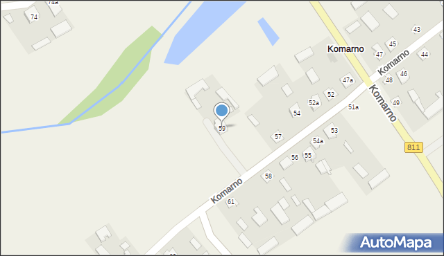 Komarno, Komarno, 59, mapa Komarno