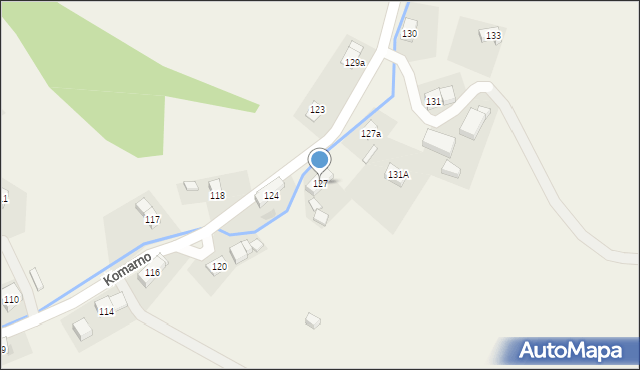 Komarno, Komarno, 127, mapa Komarno