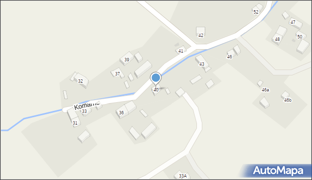 Komarno, Komarno, 40, mapa Komarno