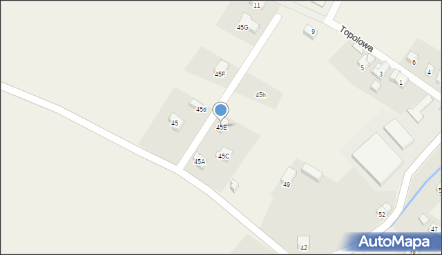 Komarno, Komarno, 45E, mapa Komarno