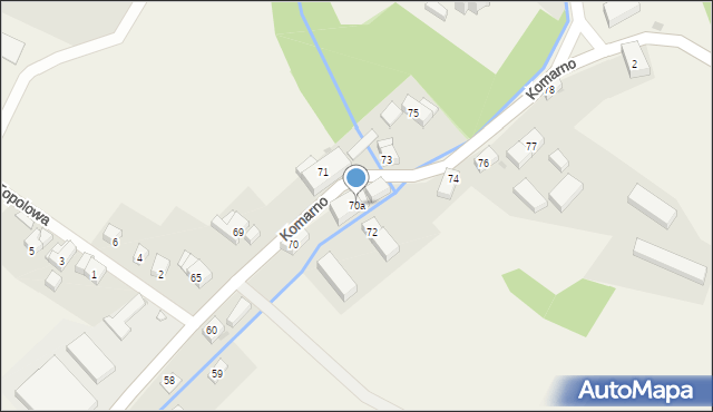 Komarno, Komarno, 70a, mapa Komarno