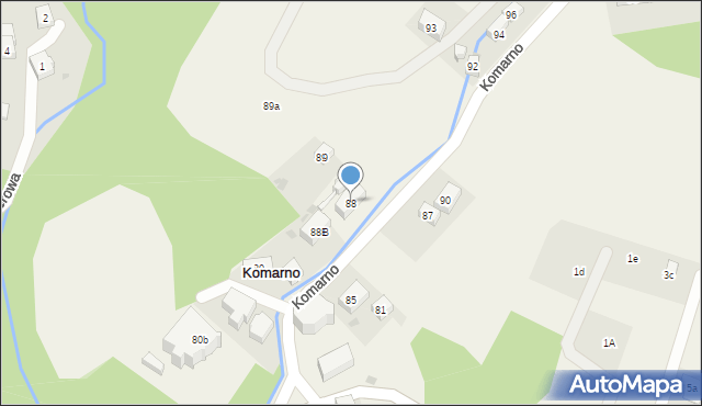 Komarno, Komarno, 88, mapa Komarno