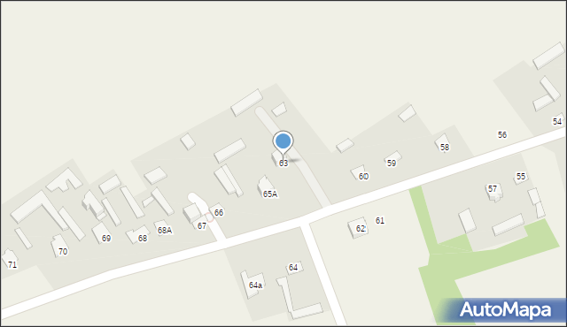 Komarów-Wieś, Komarów-Wieś, 63, mapa Komarów-Wieś