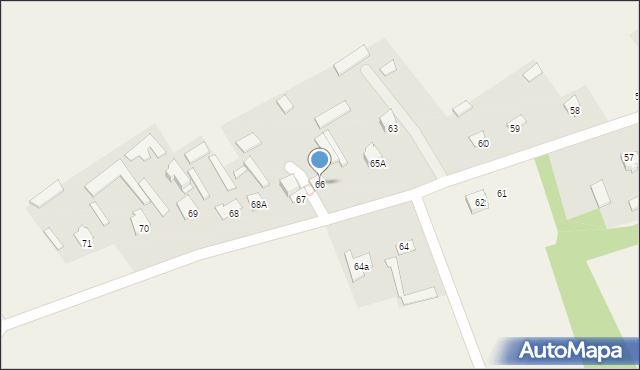 Komarów-Wieś, Komarów-Wieś, 66, mapa Komarów-Wieś