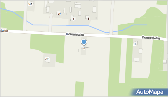 Komarówka, Komarówka, 6, mapa Komarówka