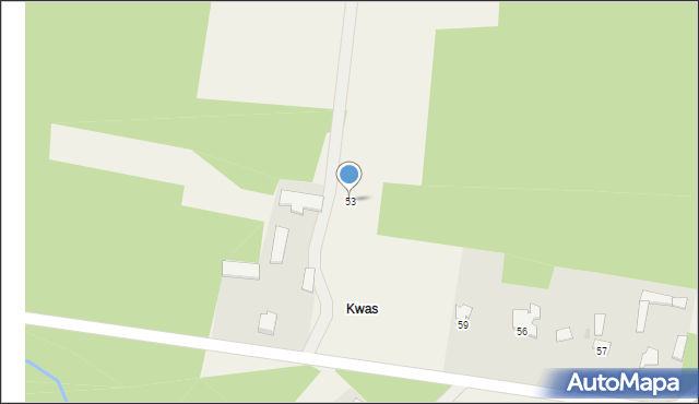 Komaszyce, Komaszyce, 53, mapa Komaszyce