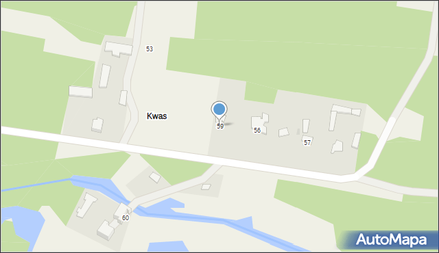 Komaszyce, Komaszyce, 59, mapa Komaszyce