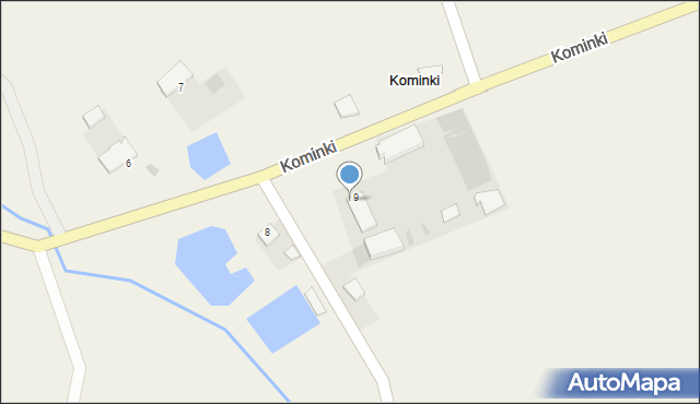 Kominki, Kominki, 9b, mapa Kominki