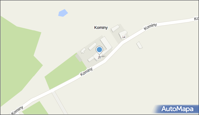 Kominy, Kominy, 16, mapa Kominy