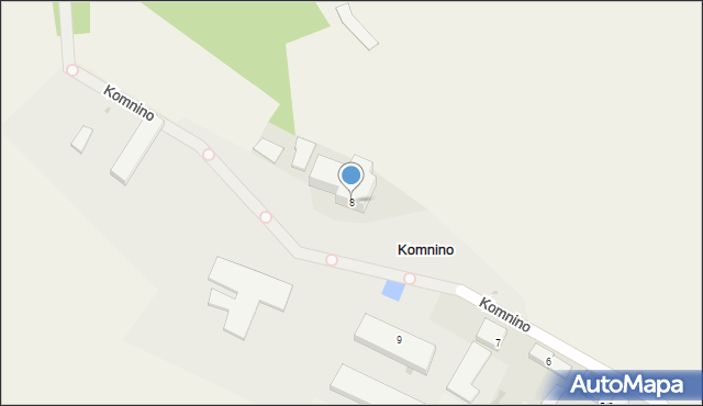 Komnino, Komnino, 8, mapa Komnino