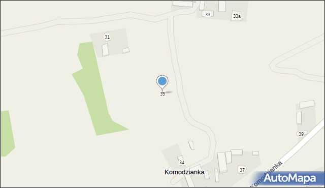 Komodzianka, Komodzianka, 35, mapa Komodzianka