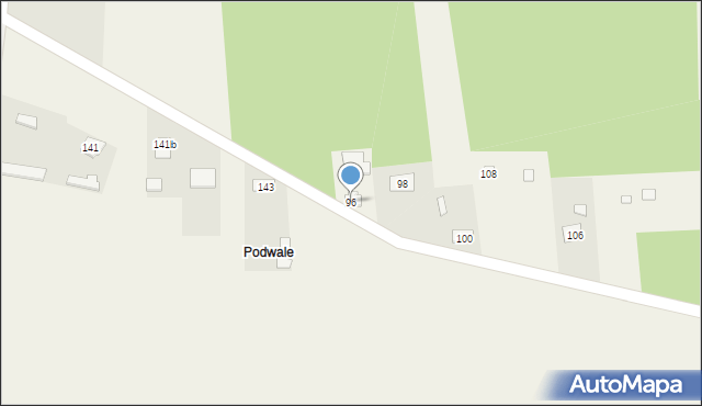 Komórki, Komórki, 96, mapa Komórki