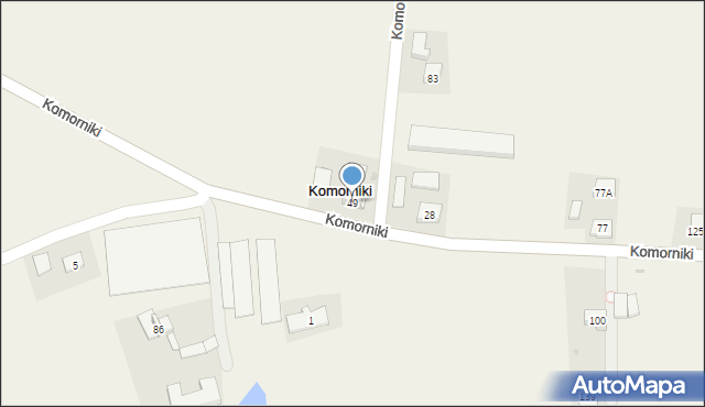 Komorniki, Komorniki, 49, mapa Komorniki