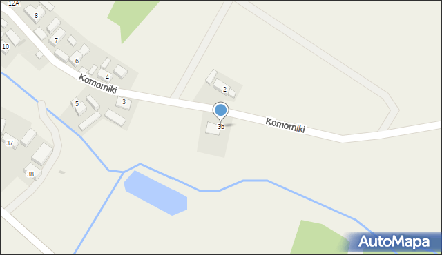 Komorniki, Komorniki, 3b, mapa Komorniki