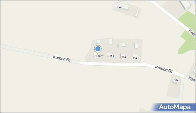 Komorniki, Komorniki, 48A, mapa Komorniki