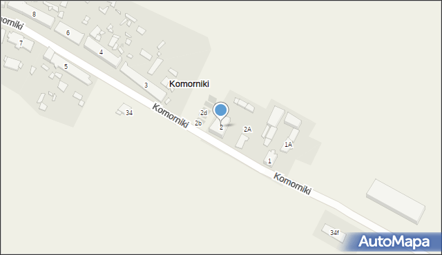 Komorniki, Komorniki, 2, mapa Komorniki