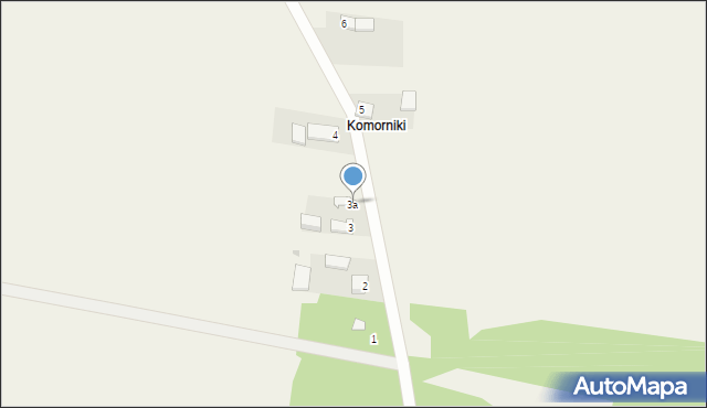 Komorniki, Komorniki, 3a, mapa Komorniki