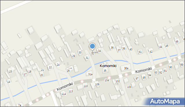 Komorniki, Komorniki, 32, mapa Komorniki