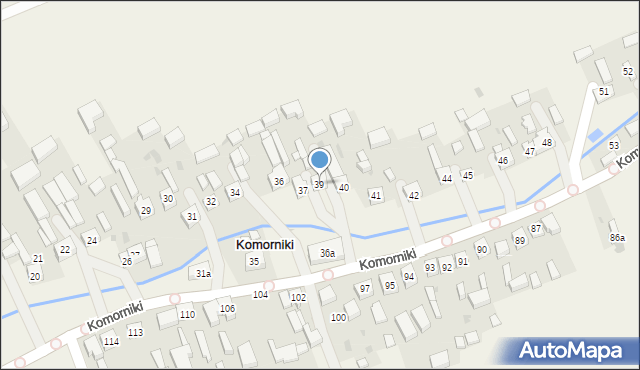 Komorniki, Komorniki, 39, mapa Komorniki