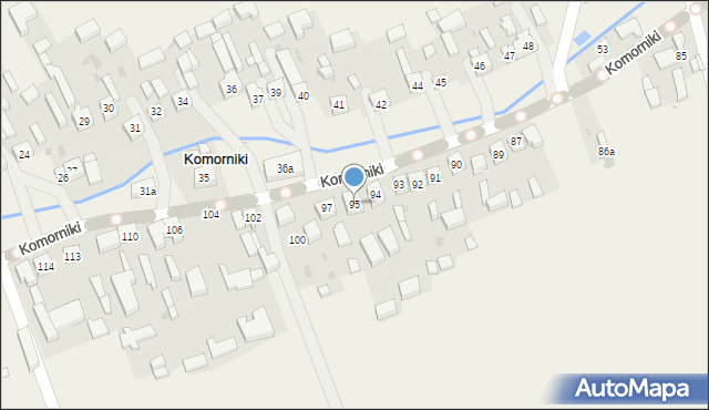 Komorniki, Komorniki, 95, mapa Komorniki