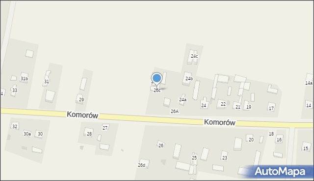 Komorów, Komorów, 26c, mapa Komorów