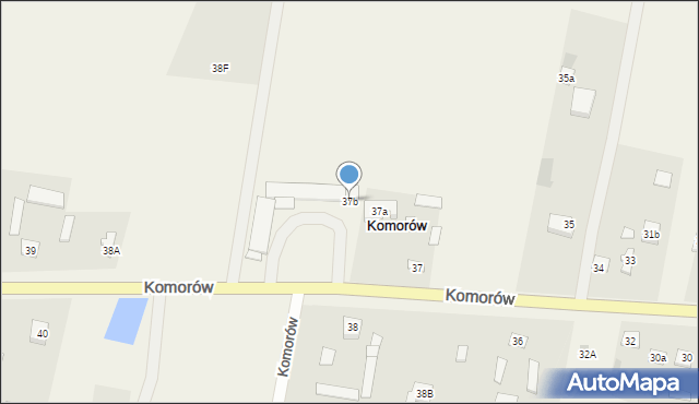 Komorów, Komorów, 37b, mapa Komorów