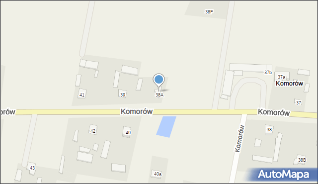 Komorów, Komorów, 39a, mapa Komorów